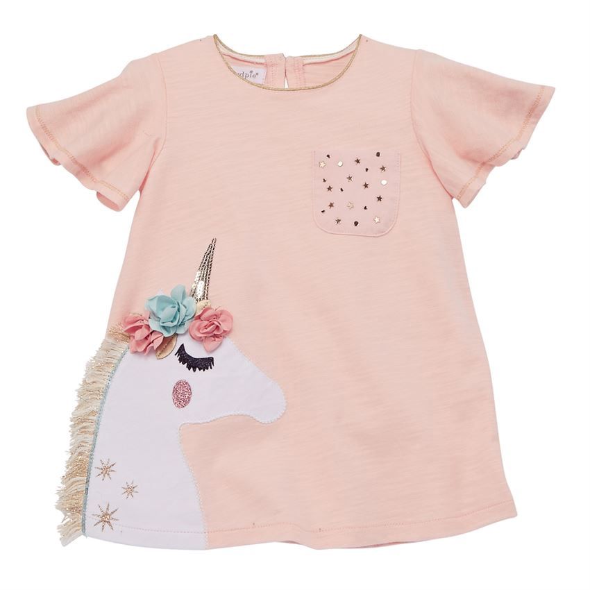 Pink Floral Unicorn Tunic