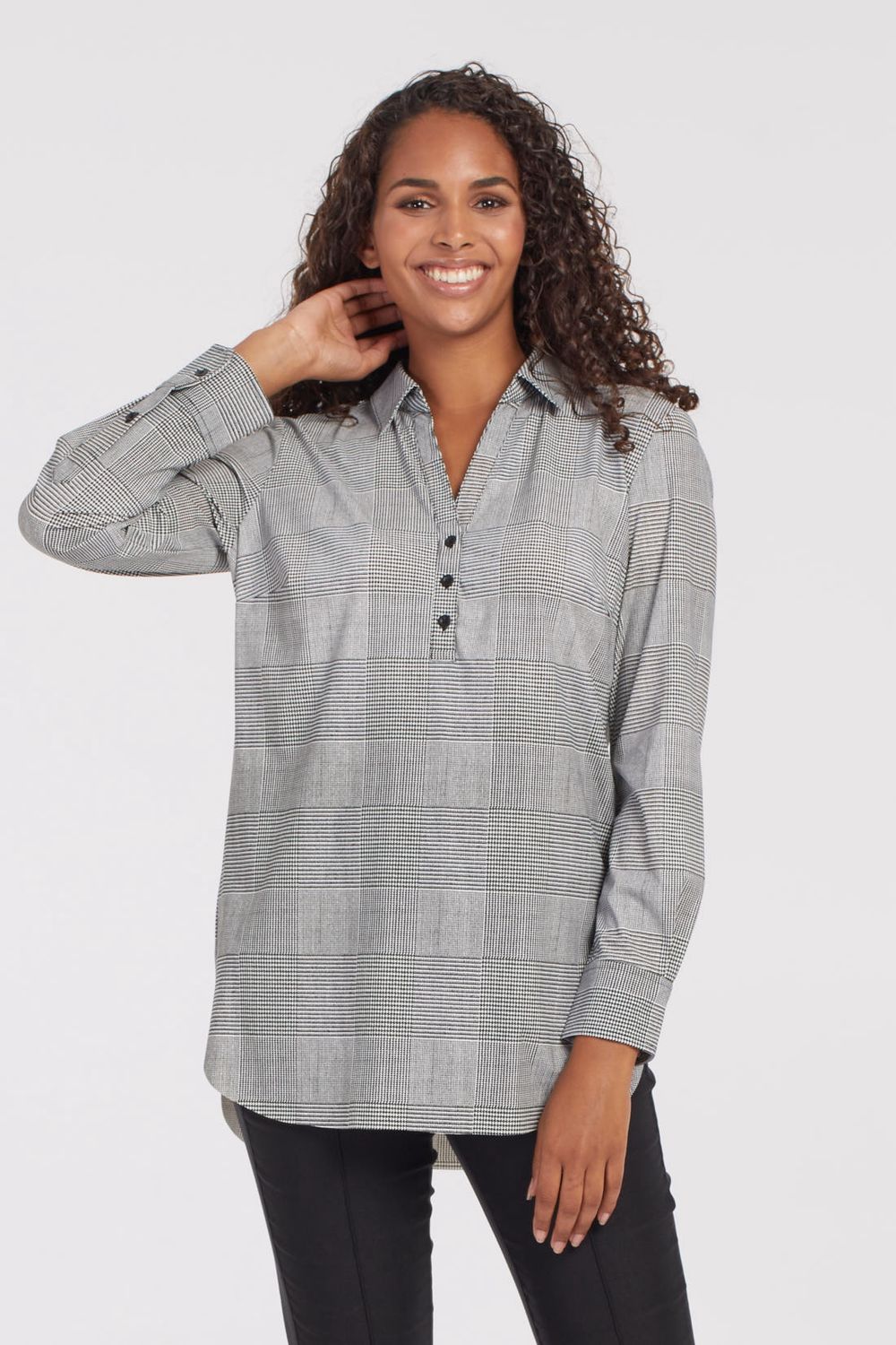 Long Sleeve Wrinkle Resistant Tunic