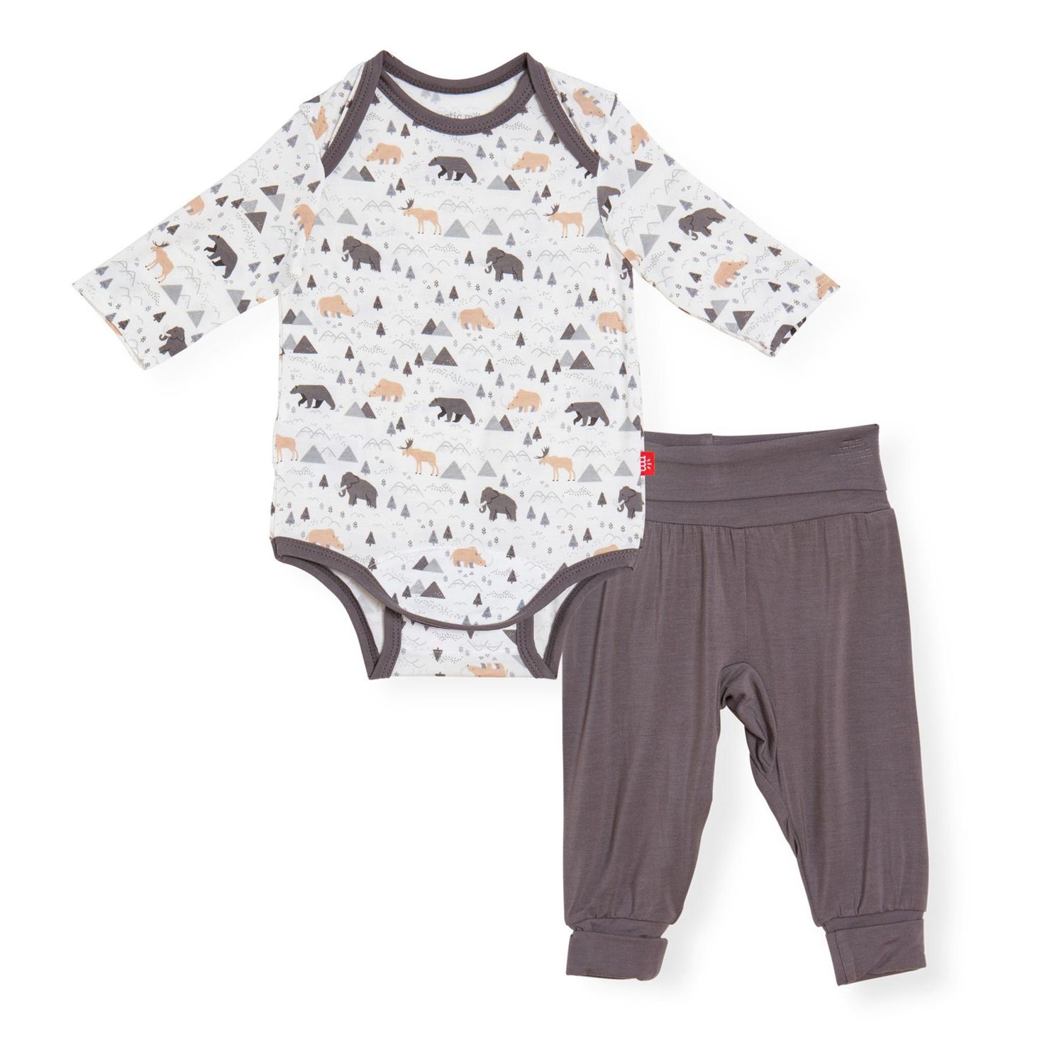 tiny tundra modal magnetic bodysuit + harem pants