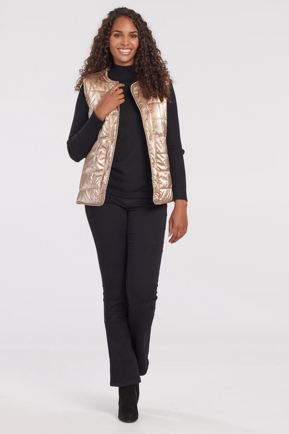 Reversible Vest with Sherpa