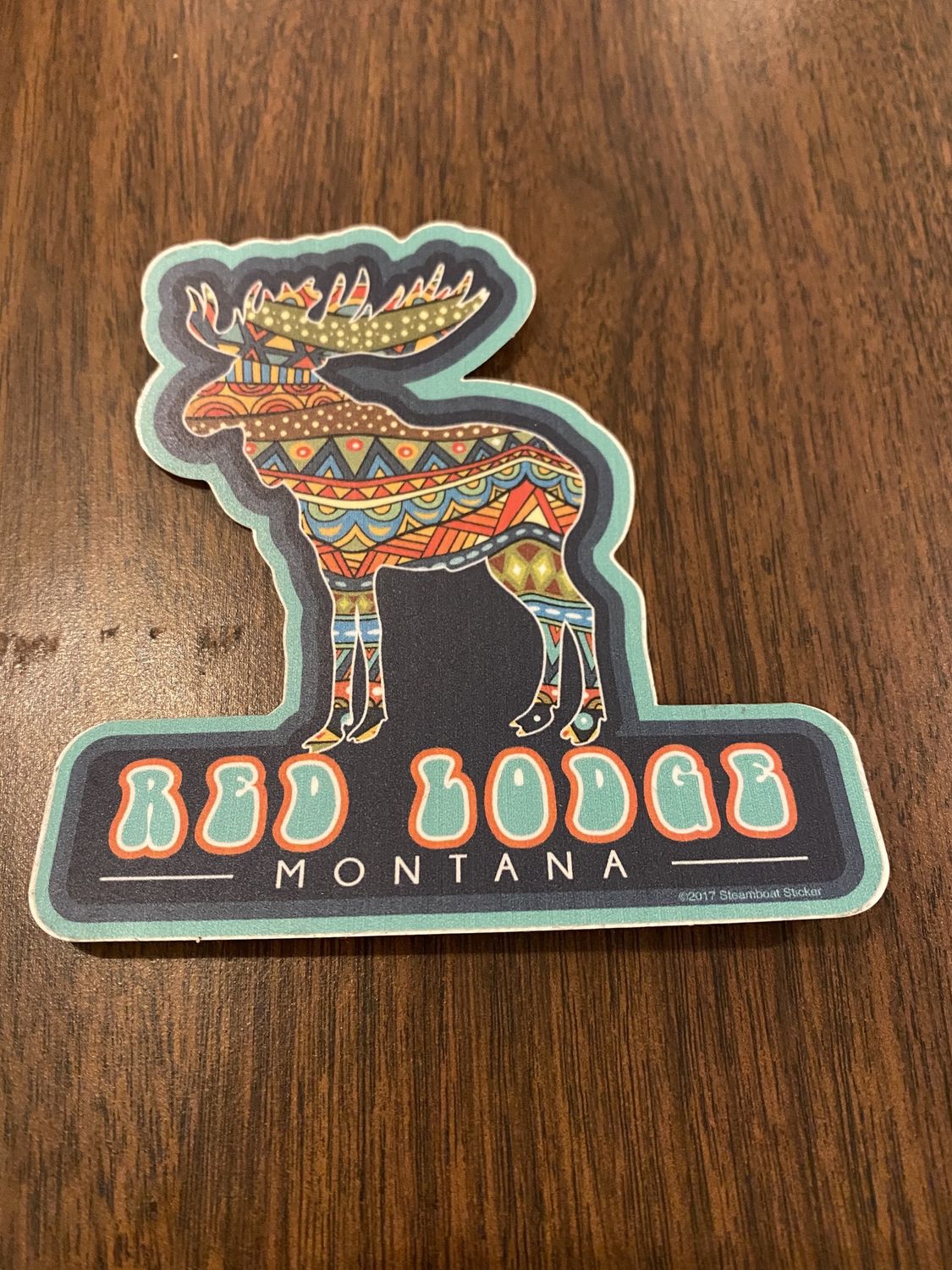 Montana Sticker - Red Lodge Moose
