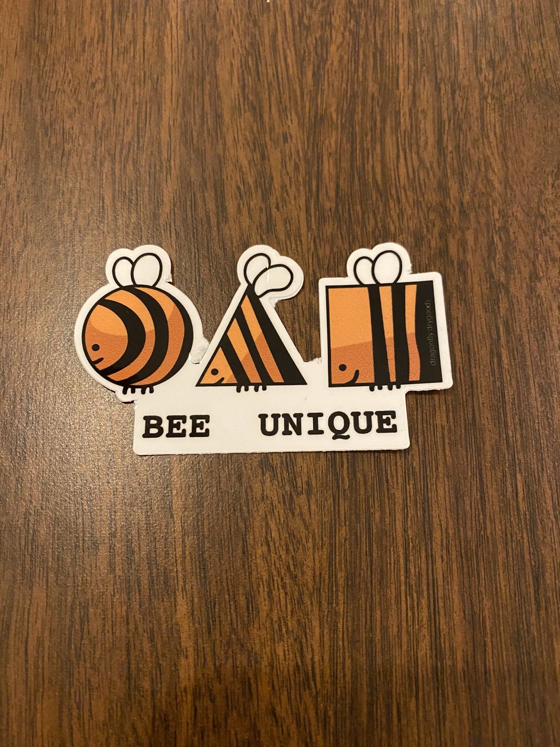 Bee Unique Sticker