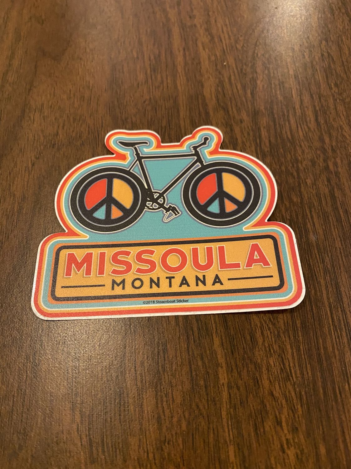 Montana Sticker - Missoula Bike