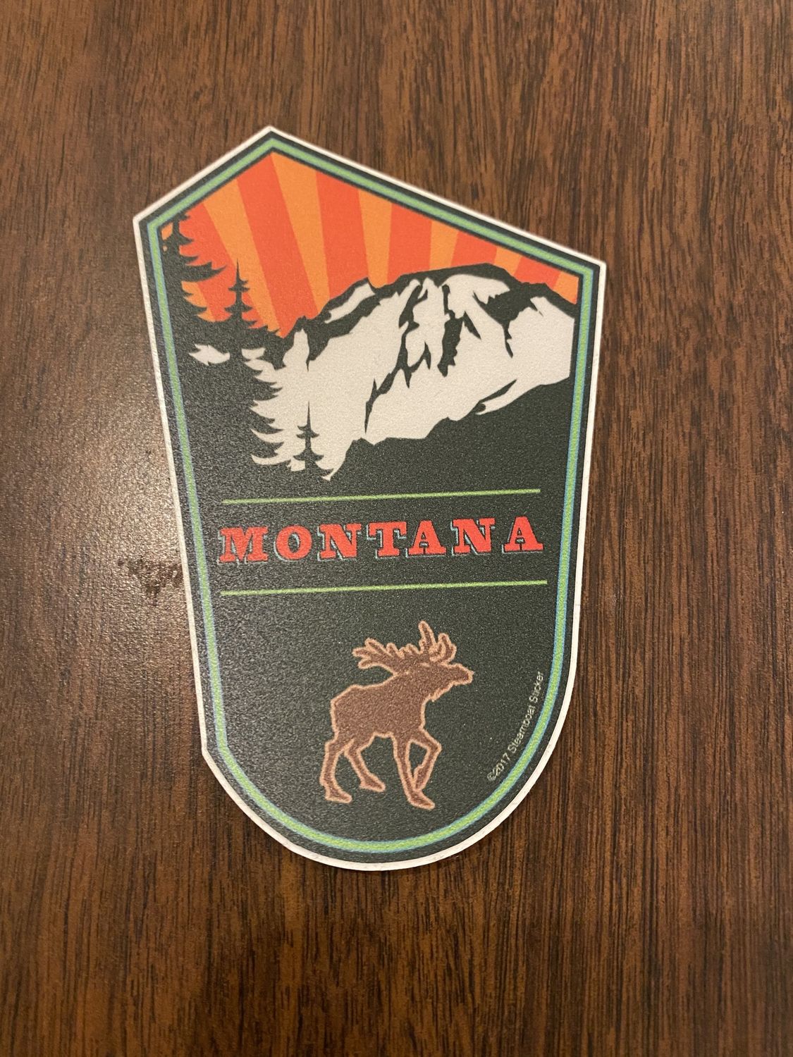 Montana Sticker - Montana Moose
