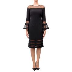 Gauze Detail Dress