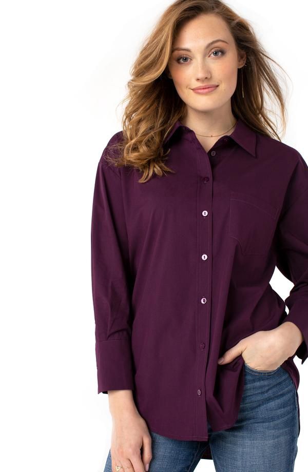 Oversized Classic Button Down Shirt