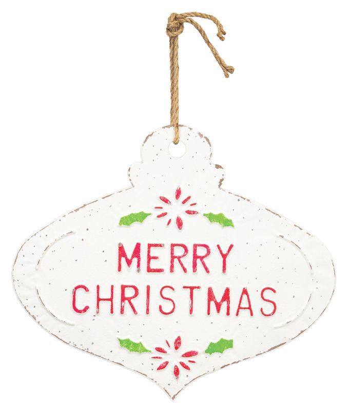 Vintage Merry Christmas Ornament Hanger