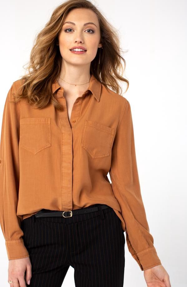 Hidden Placket Shirt