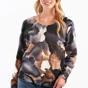 Reversible Printed Sweater