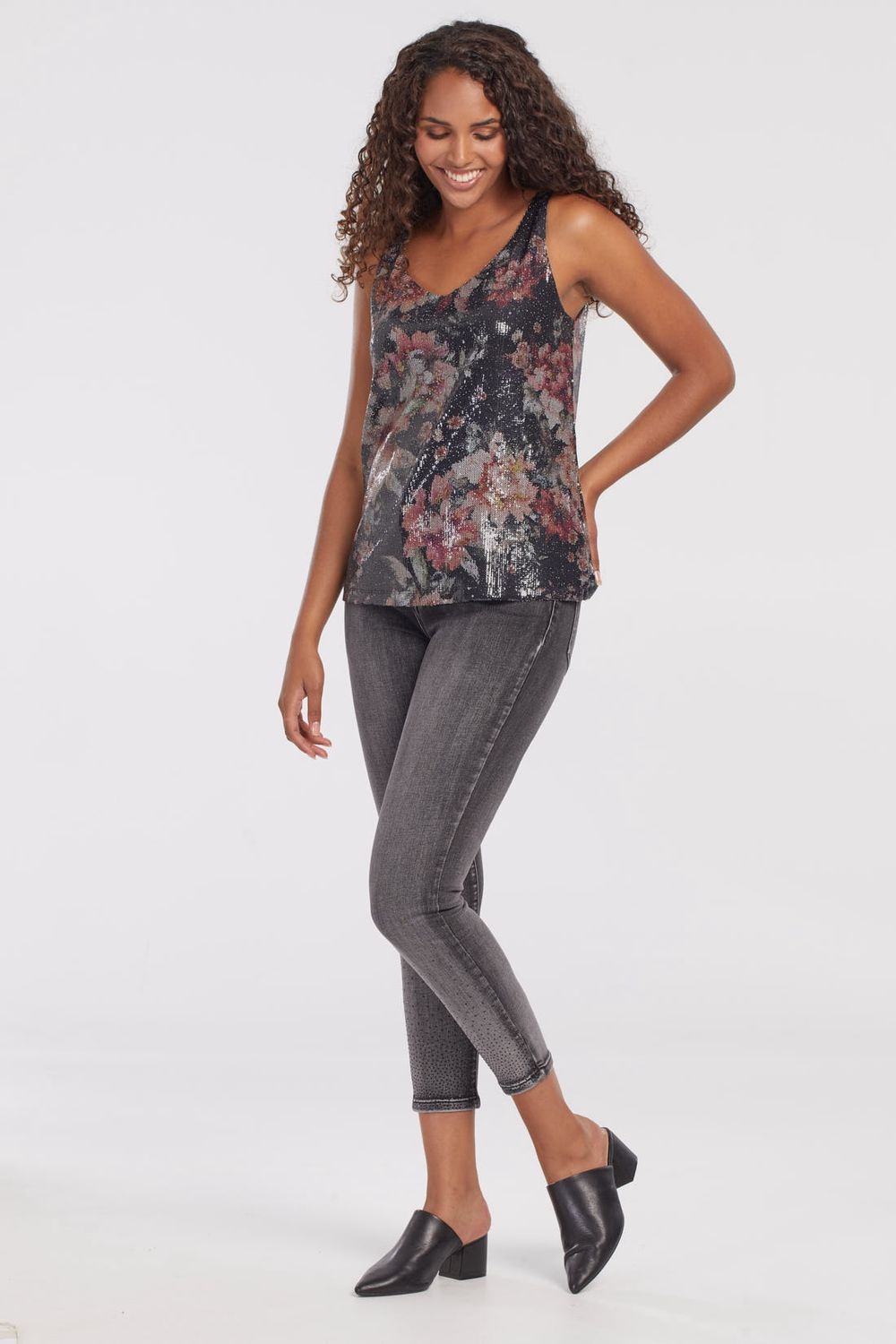 Floral Sparkle Cami