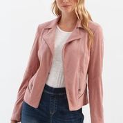 Faux Suede Jacket