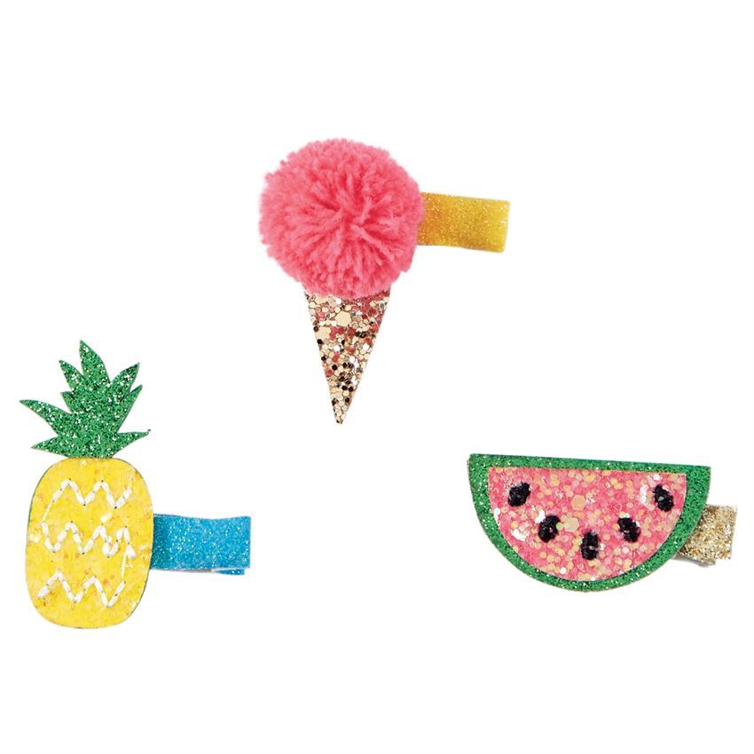 Fun In The Sun Glitter Clip Set