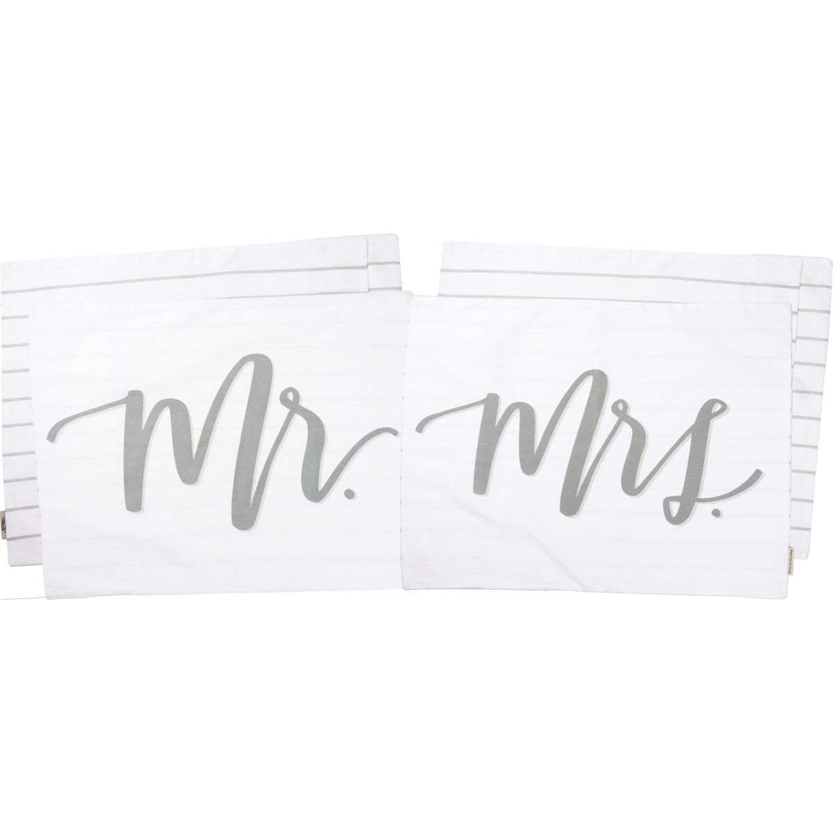 Pillowcase Set - Mr. &amp; Mrs.