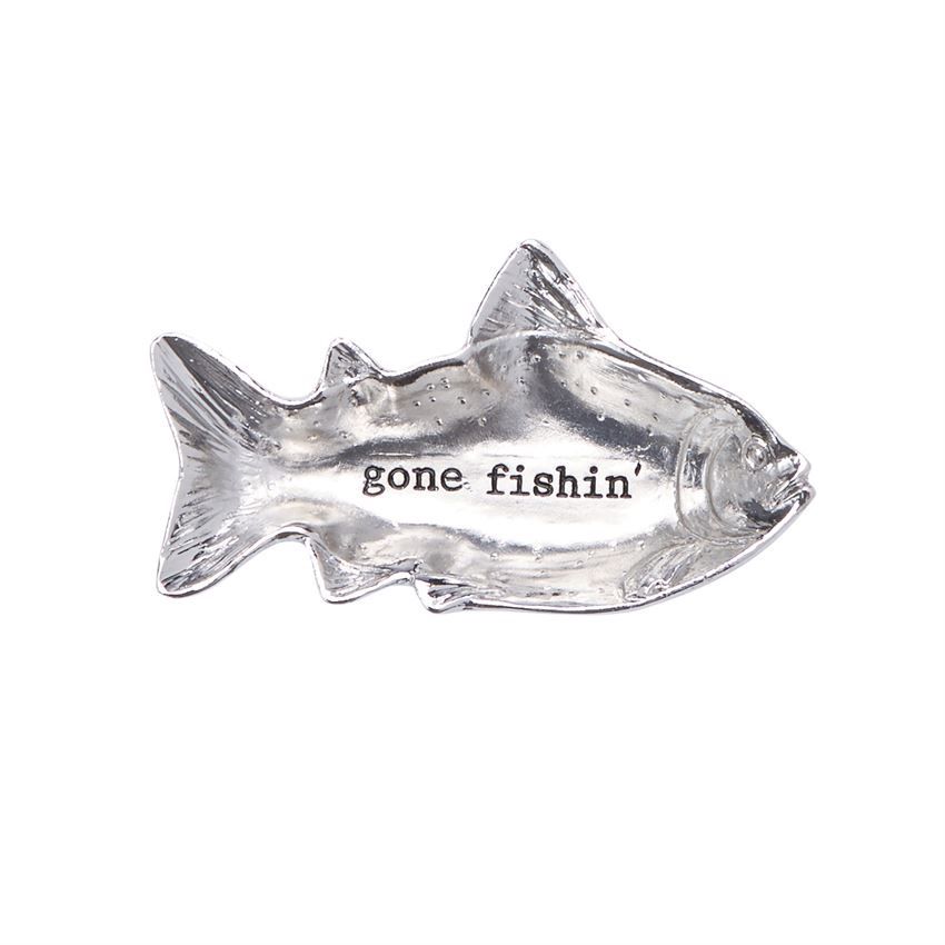 Metal Fish Trinket Dish