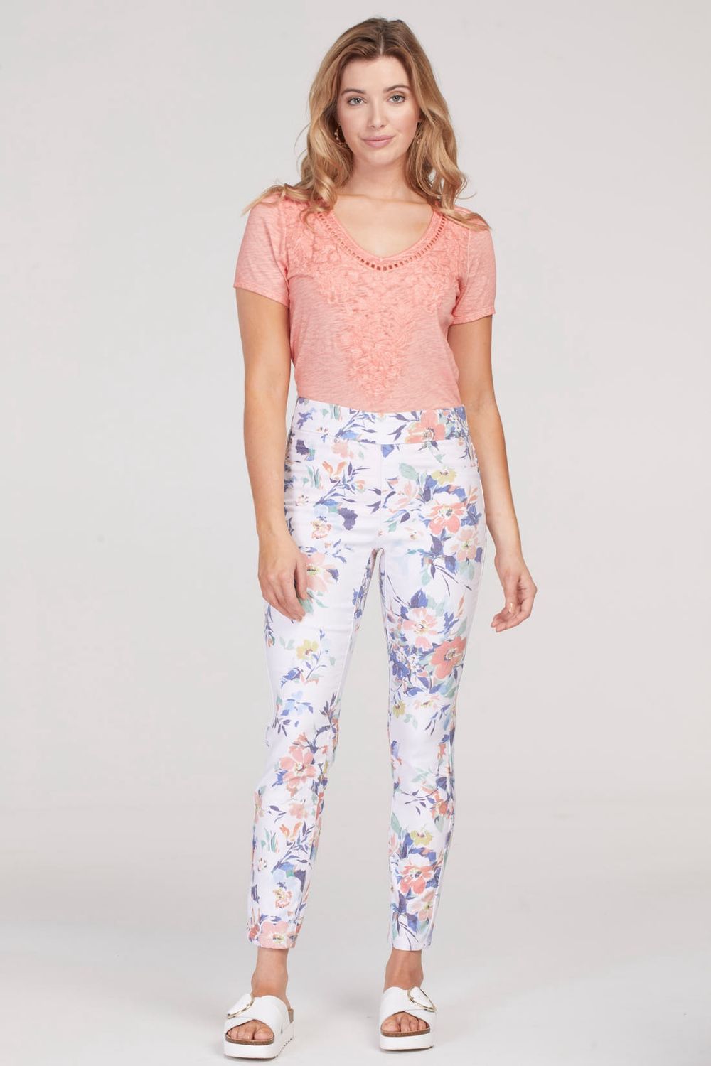 Audrey Mid-Rise Pull-On Ankle Jegging