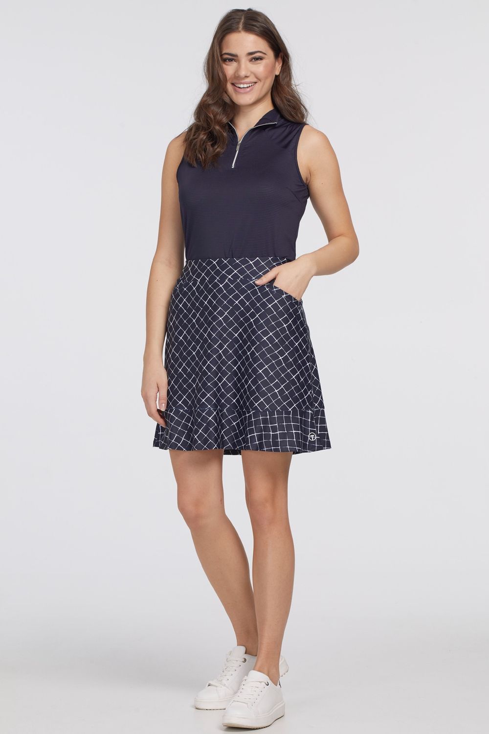 Pull On Skort with Frill Hem