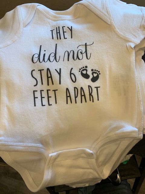 6 Feet Baby Onesie