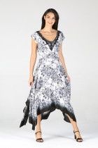V-Neck Floral Dress