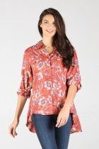 L/S Button Front Top