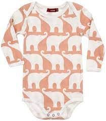 Long Sleeve One Piece Rose Elephant