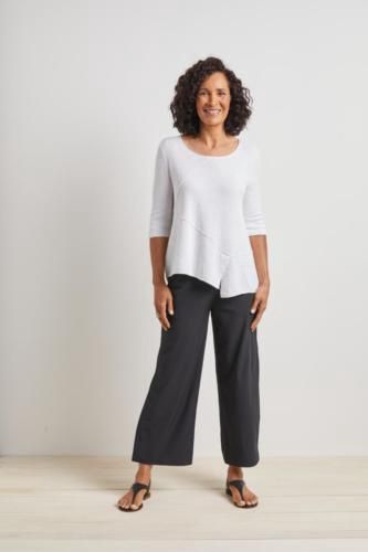 Scoop Neck Top - White