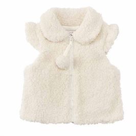 Ivory Fleece Vest