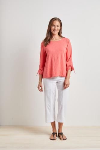 Boxy Boatneck 3/4 Sleeve Top