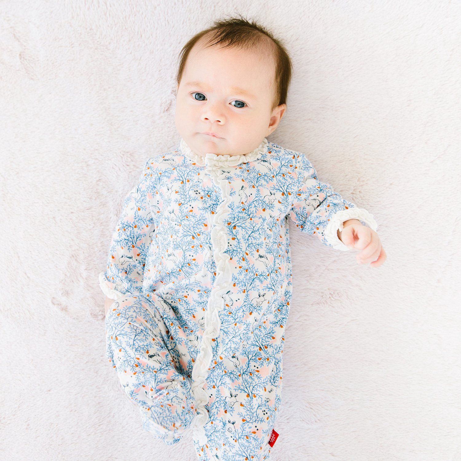 somebunny floral modal magnetic footie