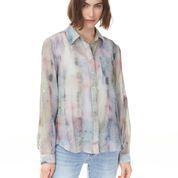 Printed Tie Dye Top