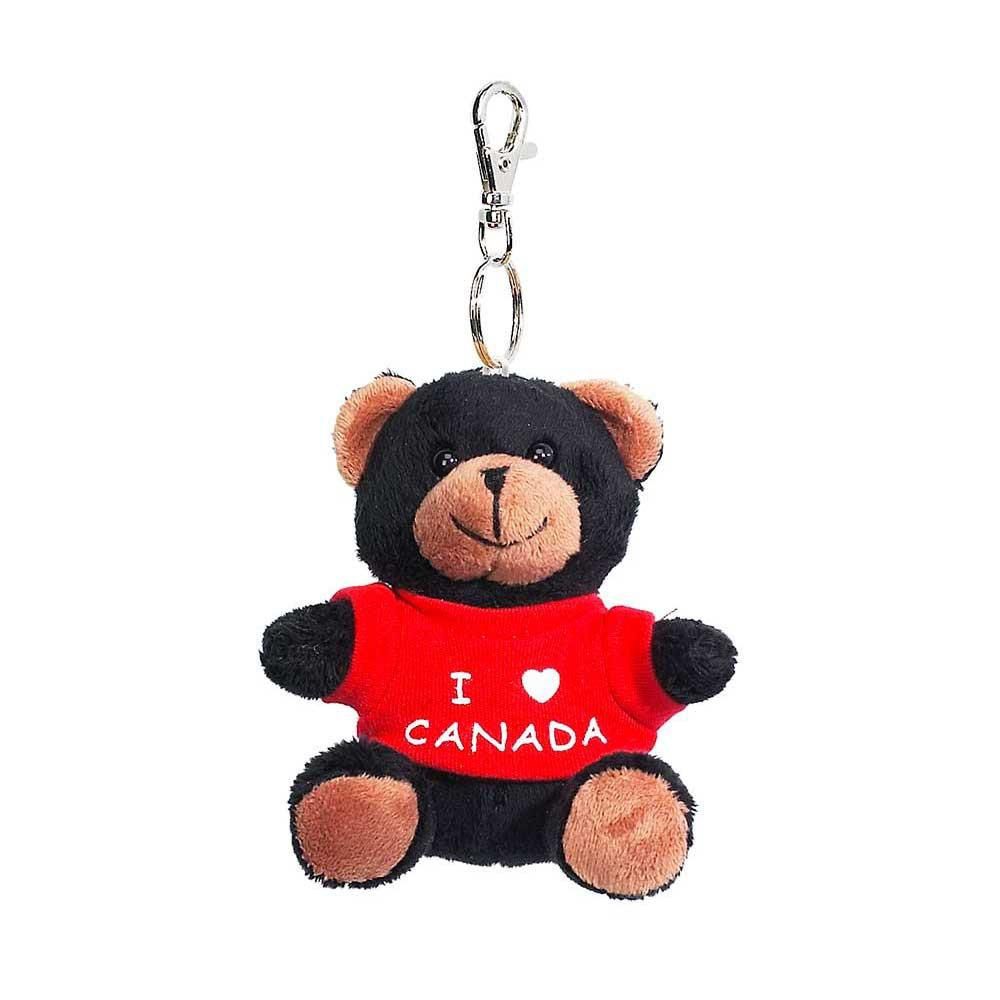I (Heart) Montana Black Bear Keychain