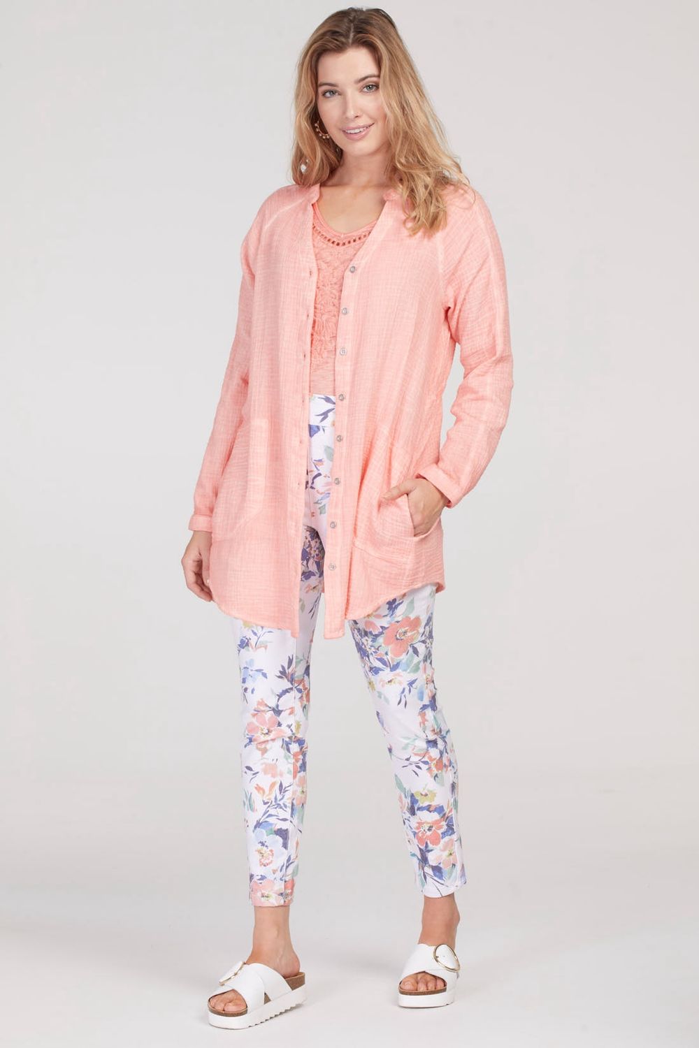 Button Front Blouse