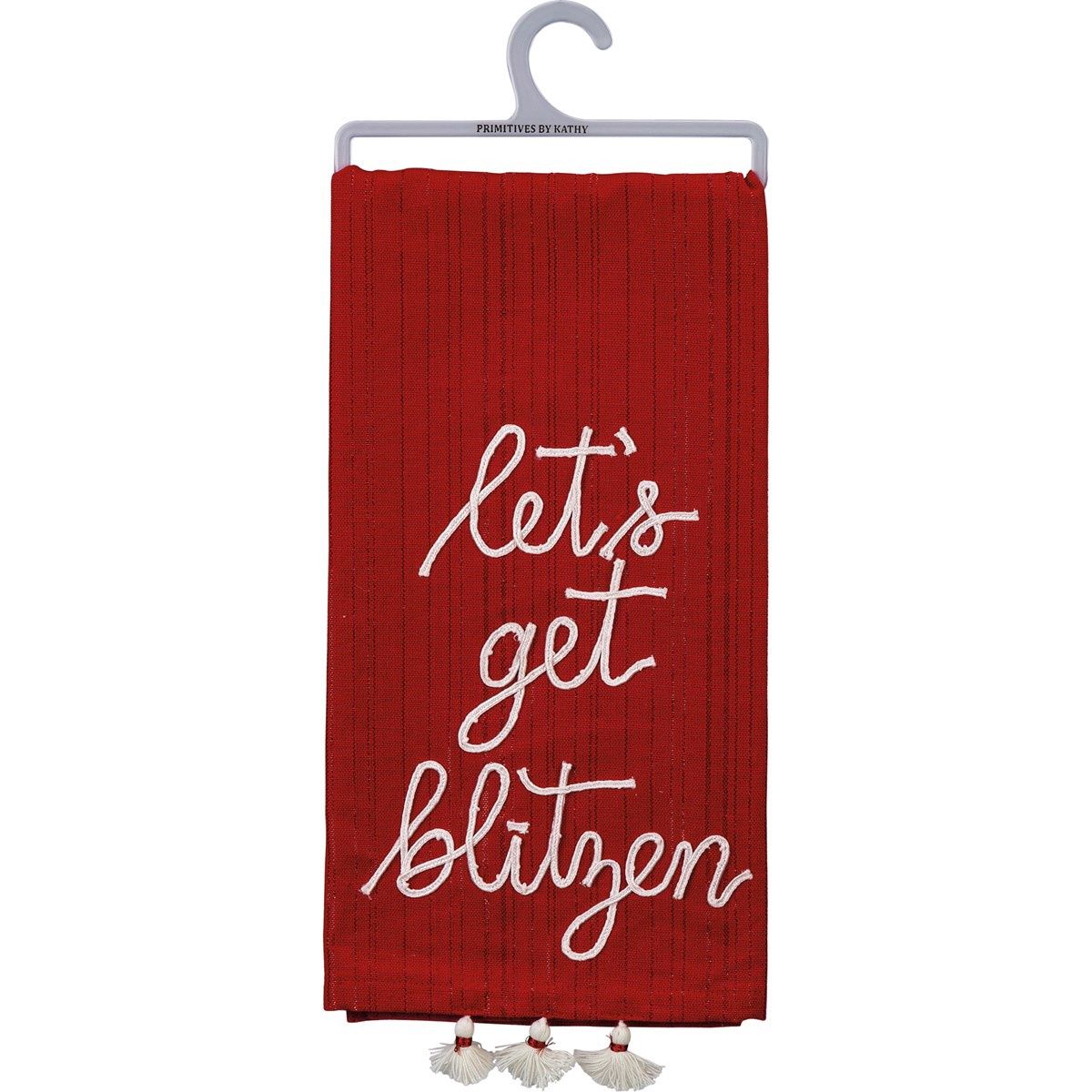 Dish Towel - Let's Get Blitzen