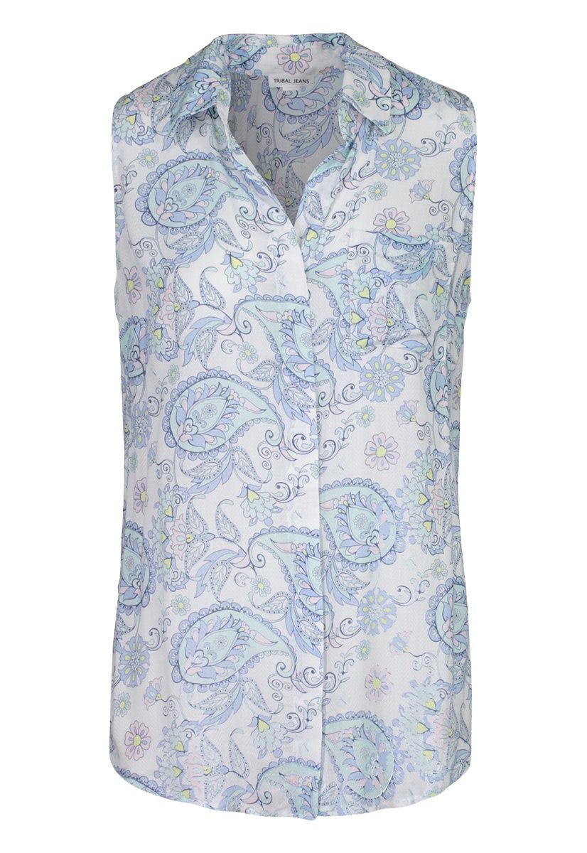 Pastel Sleeveless Shirt