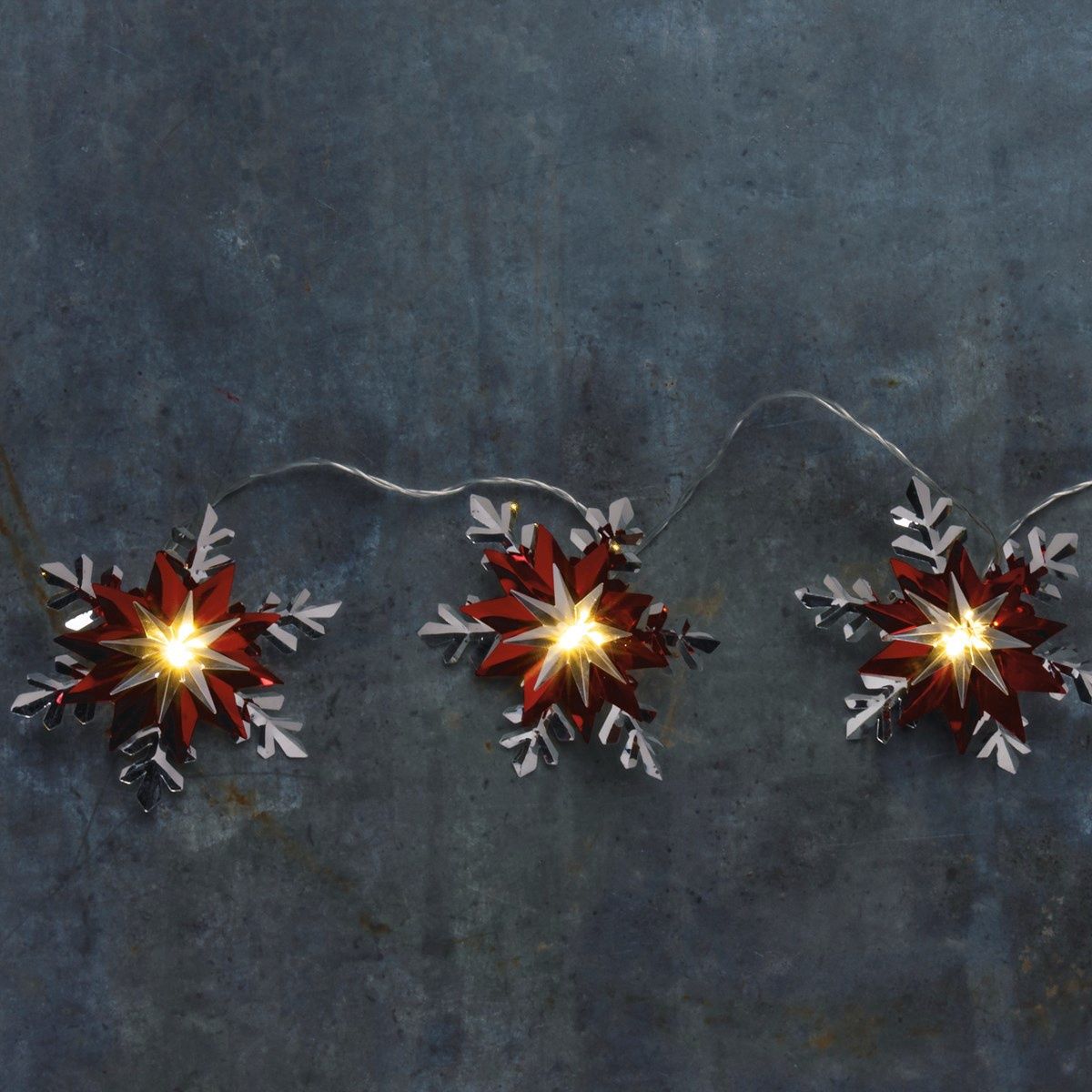 String Lights - Red &amp; Silver
