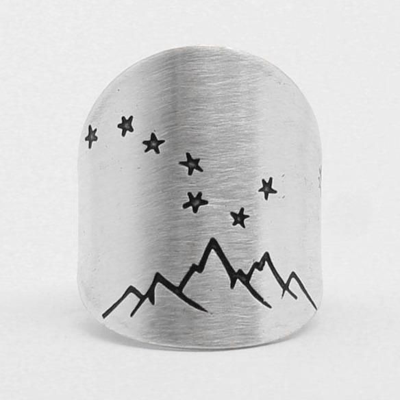 Big Dipper Adjustable Ring