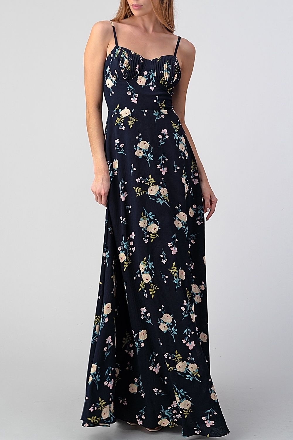 Floral Print Maxi Dress