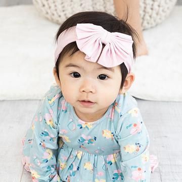 notting hill pink solid modal headband