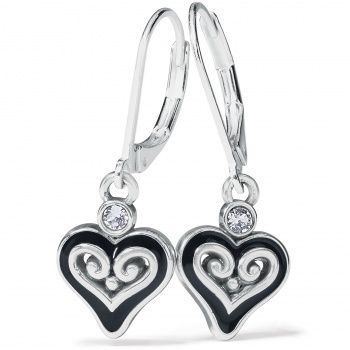 Alcazar Mystique Heart Leverback Earrings
