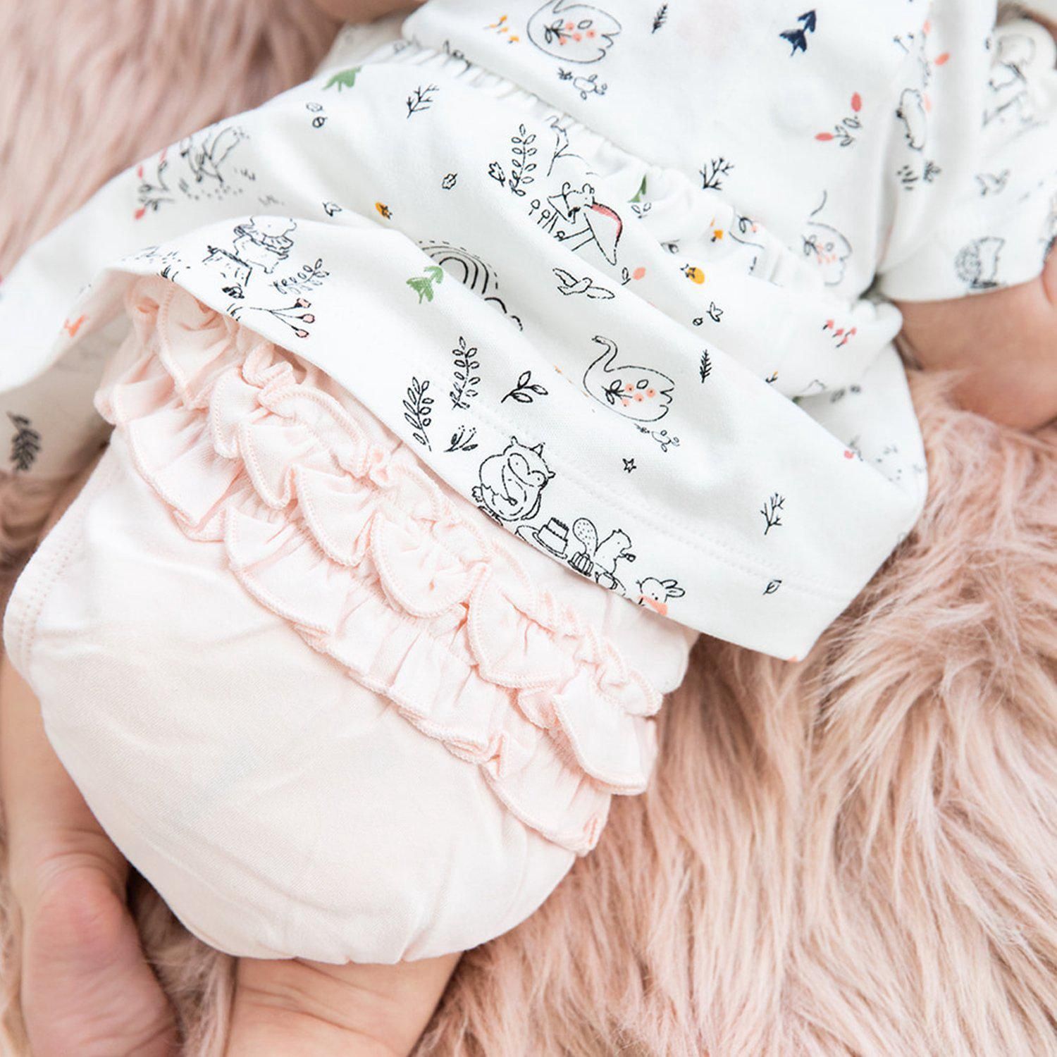 a friend in me organic cotton magnetic dress &amp; diaper cover