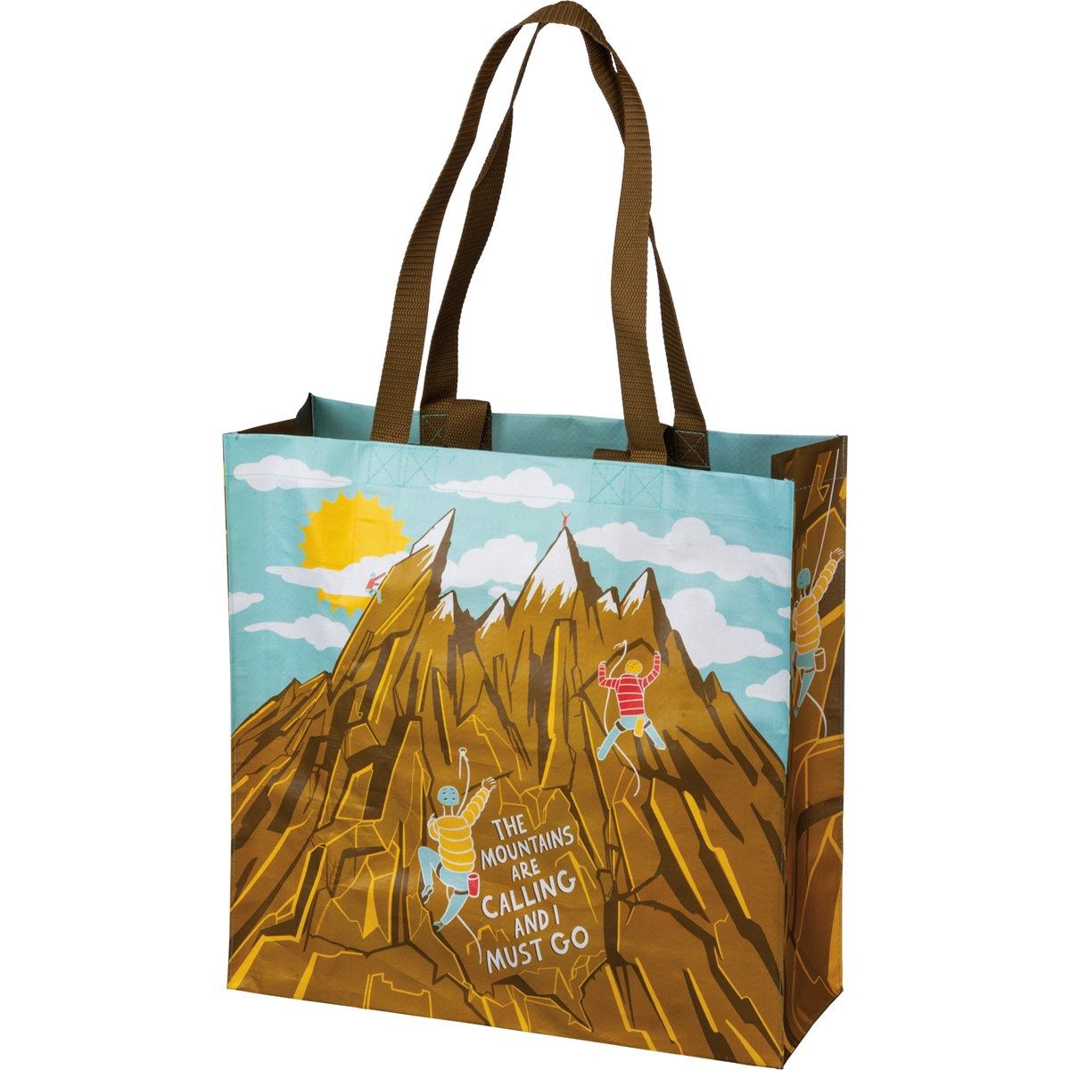 Market Tote - Mountains Are Calling I Must Go