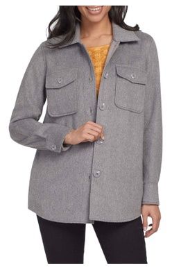 Shirt Jacket with Pockets
