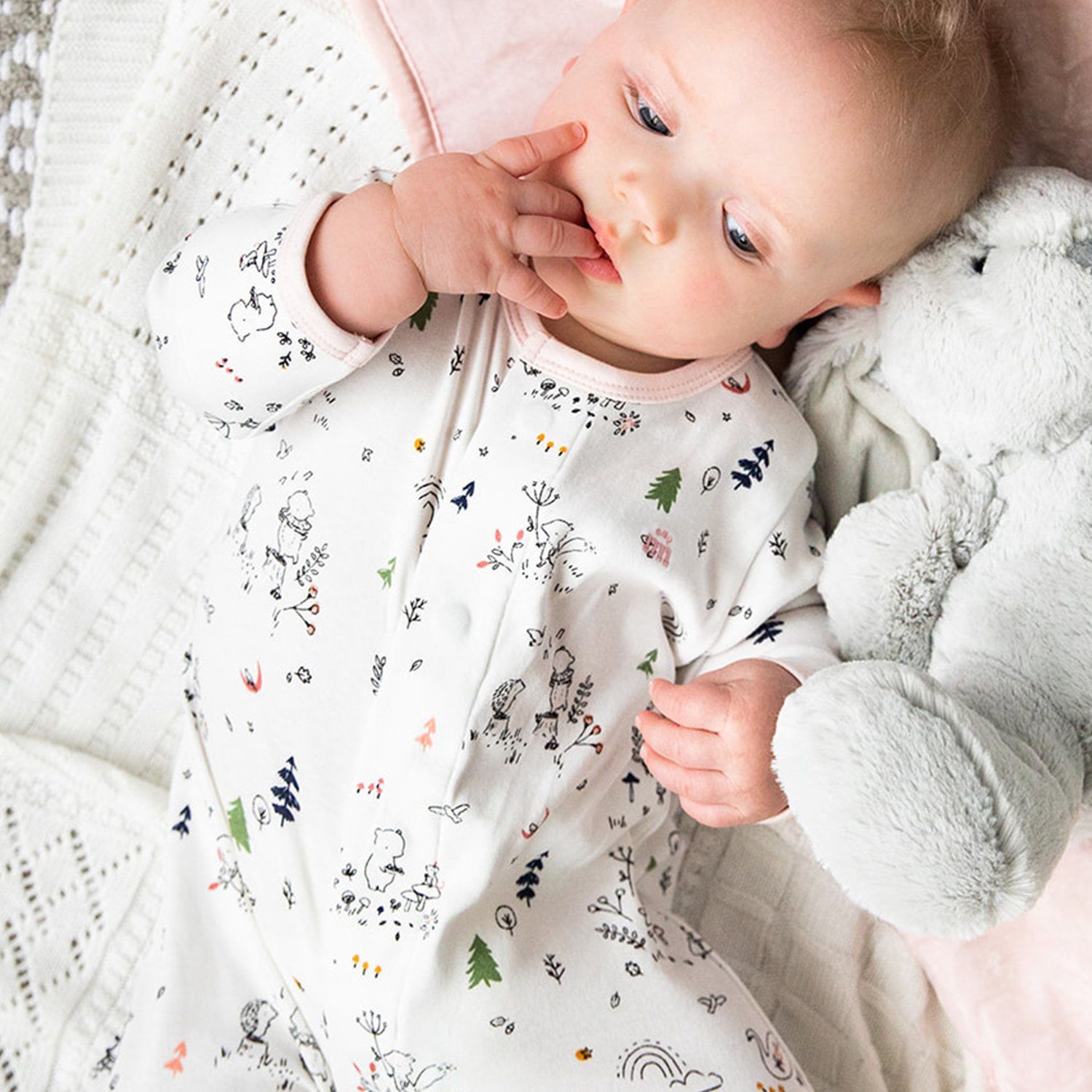 a friend in me organic cotton magnetic footie