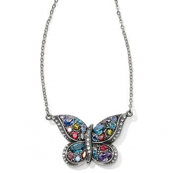 Trust Your Journey Reversible Butterfly Necklace