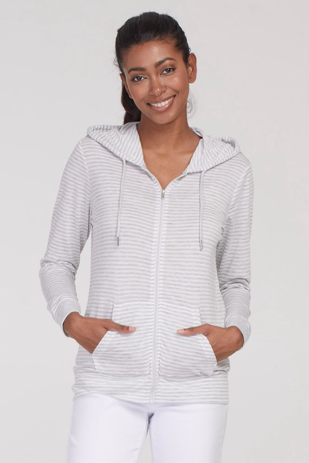Shadow Stripe Full Zip Hoodie