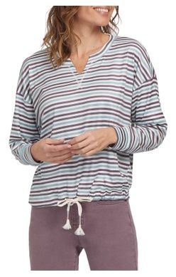 Longsleeve Top with Drawstring Hem