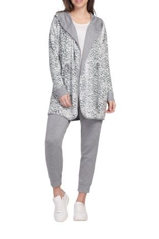 Reversible Cardigan with Hood