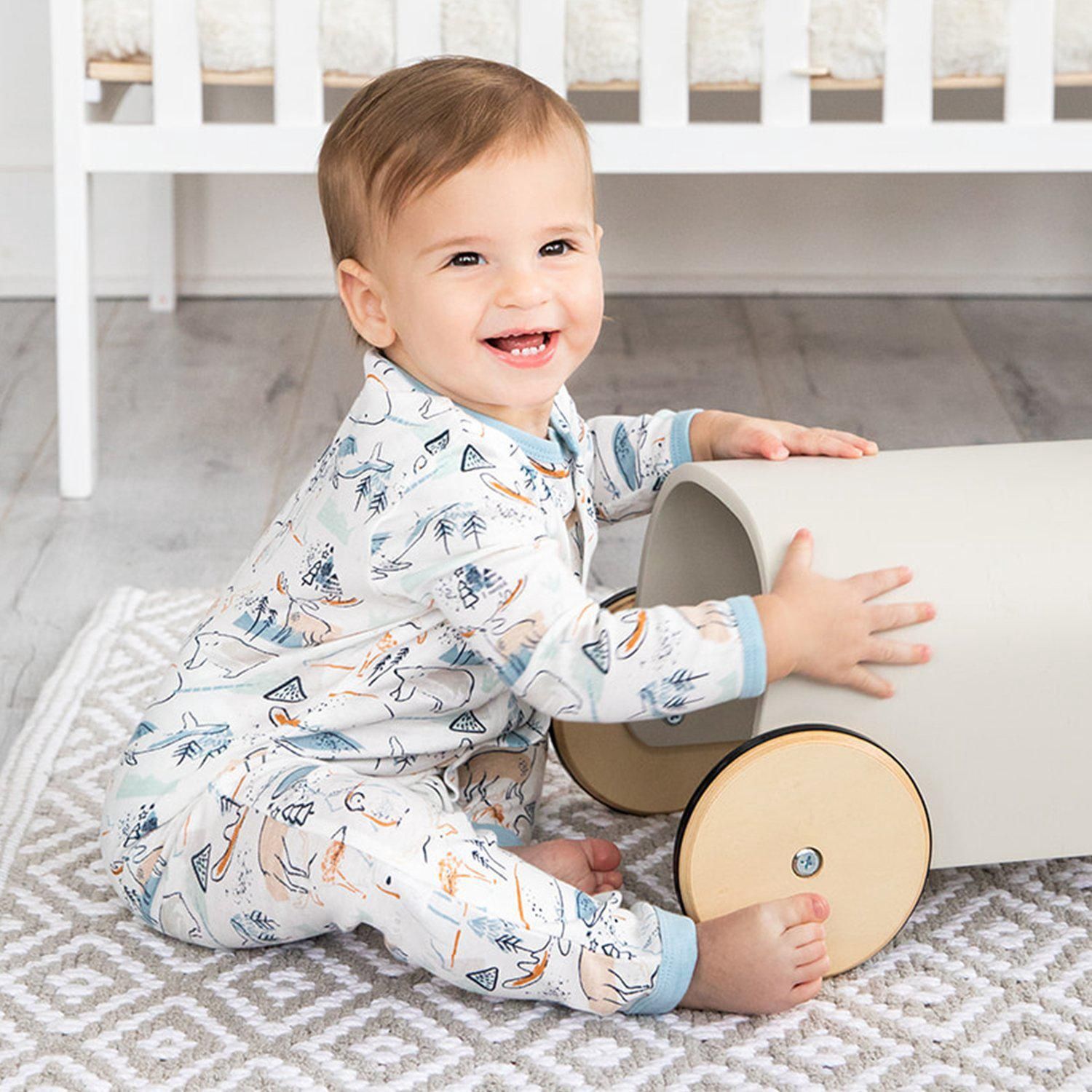 northern lights organic cotton magnetic coverall