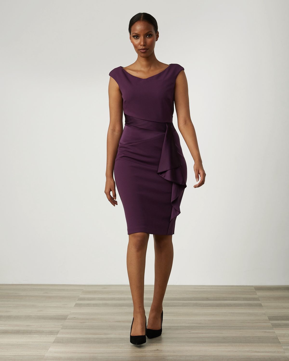 Draped Front Dress
