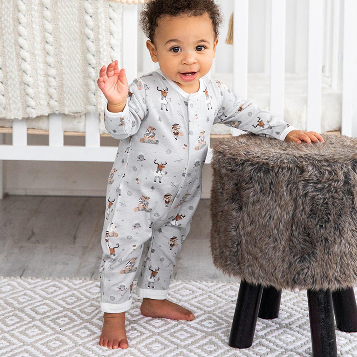 perfect sunday organic cotton magnetic coverall
