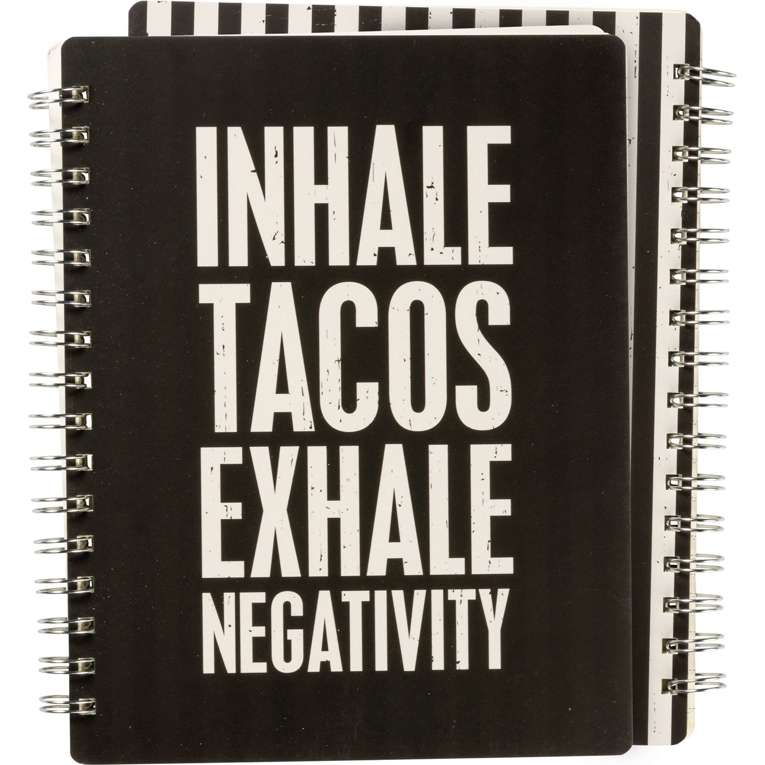 Spiral Notebook - Inhale Tacos Exhale Negativity